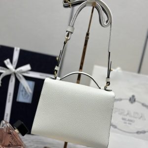 Replica Prada Saffiano White Envelope 8 Replica Prada Saffiano White Envelope - authentic-look luxury purse replica