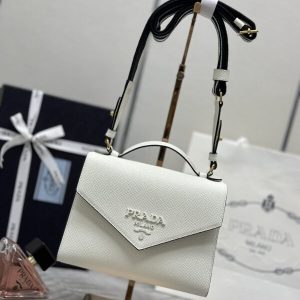 Replica Prada Saffiano White Envelope 1 Replica Prada Saffiano White Envelope - premium-grade designer purse dupe