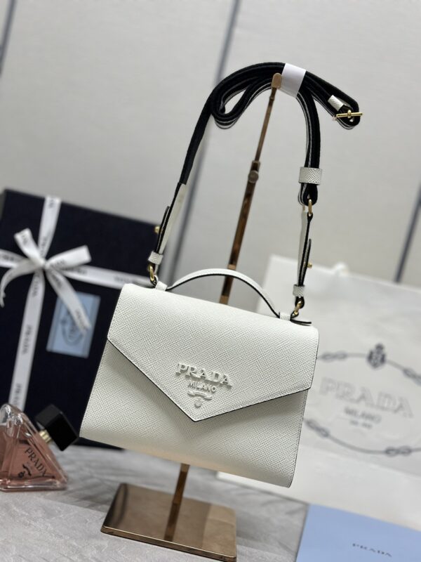 Replica Prada Saffiano White Envelope 1 Replica Prada Saffiano White Envelope - premium-grade designer purse dupe