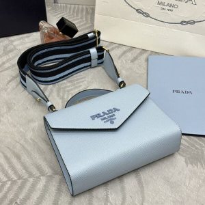 Replica Prada Saffiano Blue Envelope 4 Replica Prada Saffiano Blue Envelope - elite superclone designer purse
