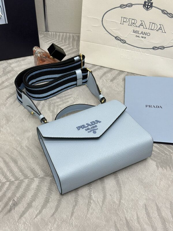 Replica Prada Saffiano Blue Envelope 4 Replica Prada Saffiano Blue Envelope - elite superclone designer purse