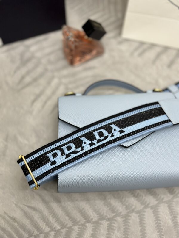 Replica Prada Saffiano Blue Envelope 5 Replica Prada Saffiano Blue Envelope - elite superclone designer purse