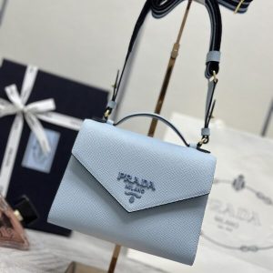 Replica Prada Saffiano Blue Envelope 1 Replica Prada Saffiano Blue Envelope - high-accuracy replica luxury purse