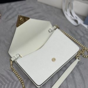 Replica Prada Saffiano White Small Envelope 2 Replica Prada Saffiano White Small Envelope - premium-grade designer purse dupe