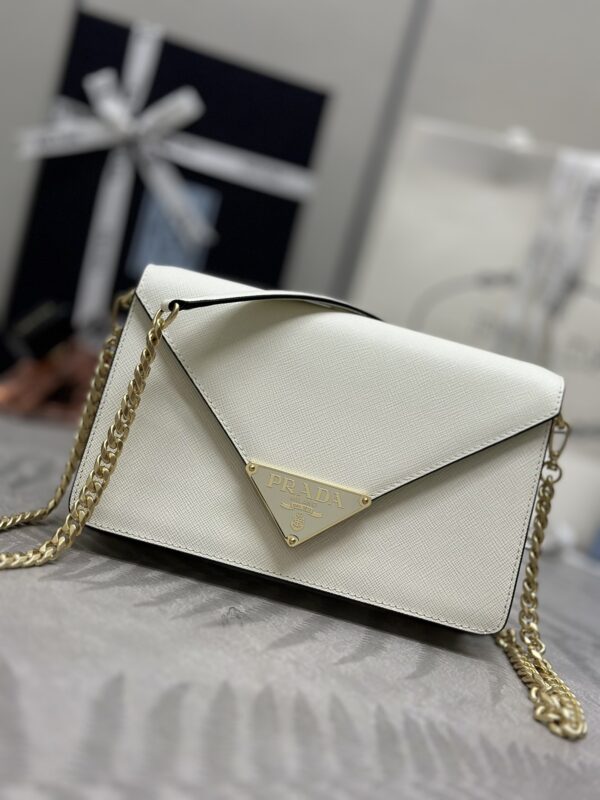 Replica Prada Saffiano White Small Envelope 1 Replica Prada Saffiano White Small Envelope - top-rated replica designer bag