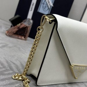 Replica Prada Saffiano White Small Envelope 5 Replica Prada Saffiano White Small Envelope - elite superclone designer purse