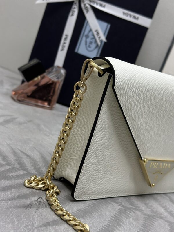 Replica Prada Saffiano White Small Envelope 5 Replica Prada Saffiano White Small Envelope - elite superclone designer purse