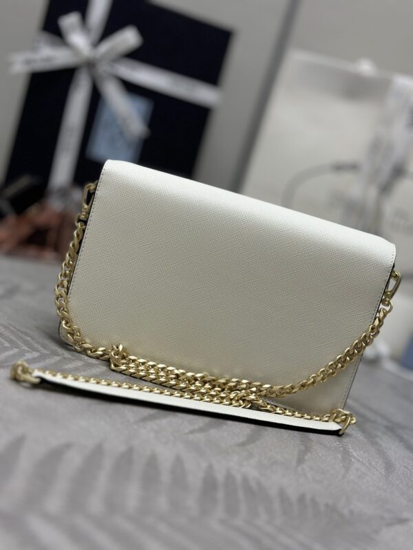 Replica Prada Saffiano White Small Envelope 7 Replica Prada Saffiano White Small Envelope - high-quality designer bag clone