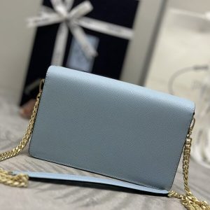 Replica Prada Saffiano Blue Small Envelope 8 Replica Prada Saffiano Blue Small Envelope - near-authentic luxury replica handbag