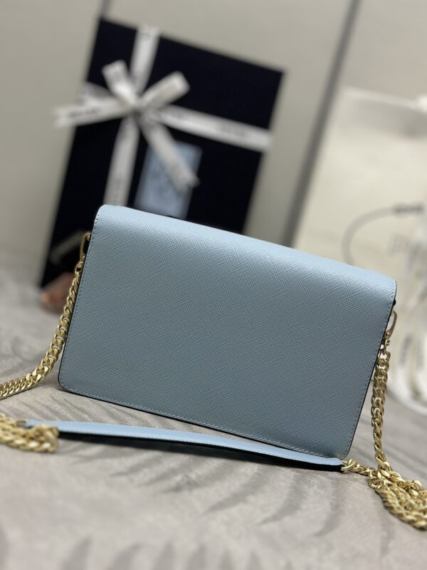 Replica Prada Saffiano Blue Small Envelope 8 Replica Prada Saffiano Blue Small Envelope - near-authentic luxury replica handbag