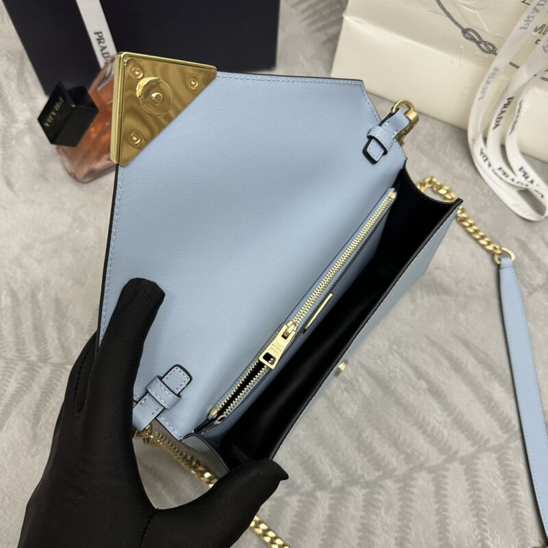 Replica Prada Saffiano Blue Small Envelope 4 Replica Prada Saffiano Blue Small Envelope - best quality luxury bag dupe