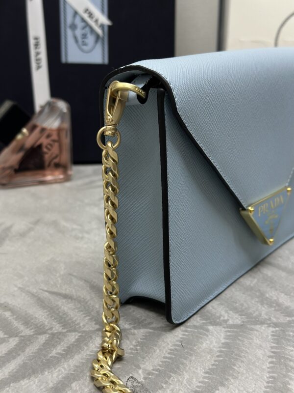 Replica Prada Saffiano Blue Small Envelope 6 Replica Prada Saffiano Blue Small Envelope - realistic designer-inspired fake bag