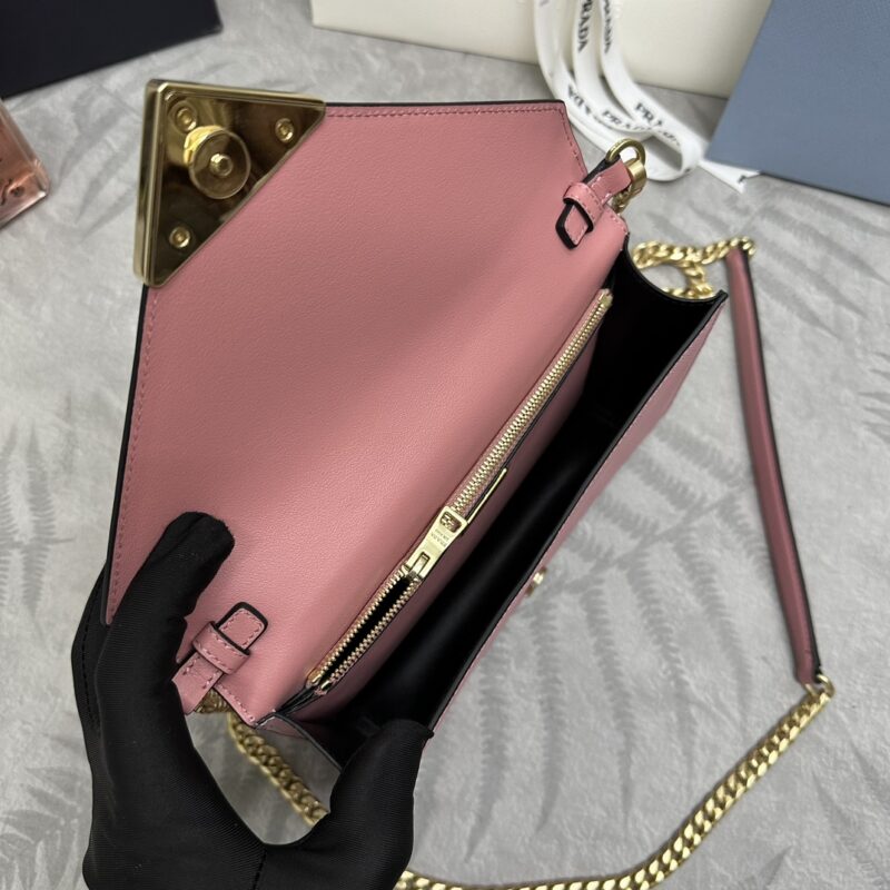 Replica Prada Saffiano Pink Small Envelope 5 Replica Prada Saffiano Pink Small Envelope - high-quality designer bag clone