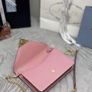 Replica Prada Saffiano Pink Small Envelope 3 Replica Prada Saffiano Pink Small Envelope - top-rated replica designer bag