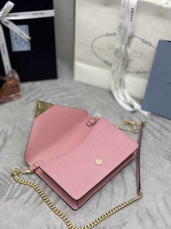 Replica Prada Saffiano Pink Small Envelope 3 Replica Prada Saffiano Pink Small Envelope - top-rated replica designer bag