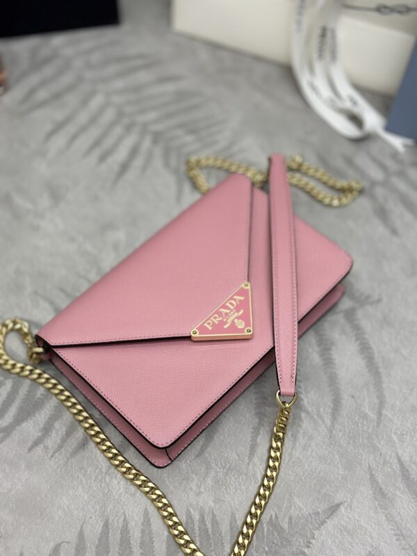 Replica Prada Saffiano Pink Small Envelope 6 Replica Prada Saffiano Pink Small Envelope - top-rated replica designer bag