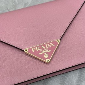 Replica Prada Saffiano Pink Small Envelope 7 Replica Prada Saffiano Pink Small Envelope - high-accuracy replica luxury purse
