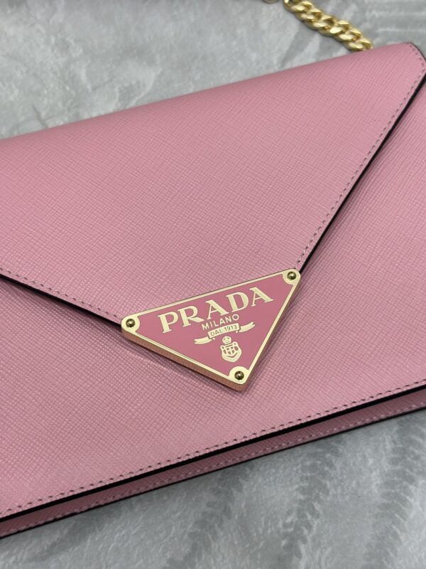 Replica Prada Saffiano Pink Small Envelope 7 Replica Prada Saffiano Pink Small Envelope - high-accuracy replica luxury purse