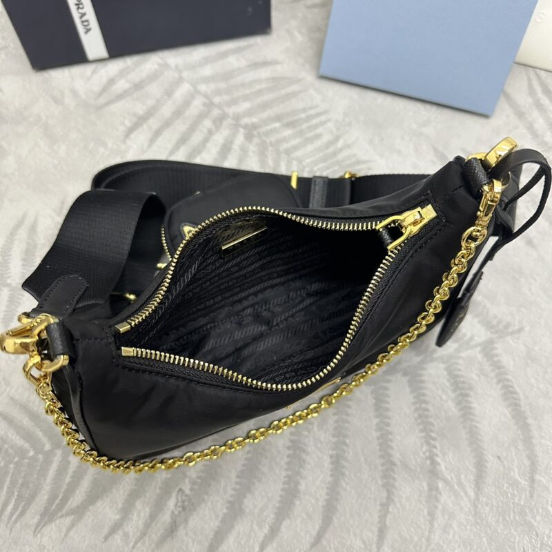 Replica Prada Re-Edition Nylon 2005 Black 7 Replica Prada Re-Edition Nylon 2005 Black - high-quality designer bag clone