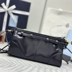 Replica Prada Leather Handbag Black 6 Replica Prada Leather Handbag Black - best-selling designer handbag dupe