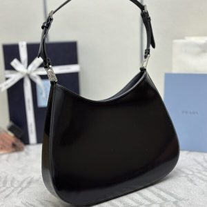 Replica Prada Cleo Brushed Black Bag 3 Replica Prada Cleo Brushed Black Bag - top-rated replica designer bag