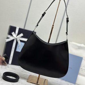 Replica Prada Cleo Brushed Black Bag 4 Replica Prada Cleo Brushed Black Bag - best-selling designer handbag dupe