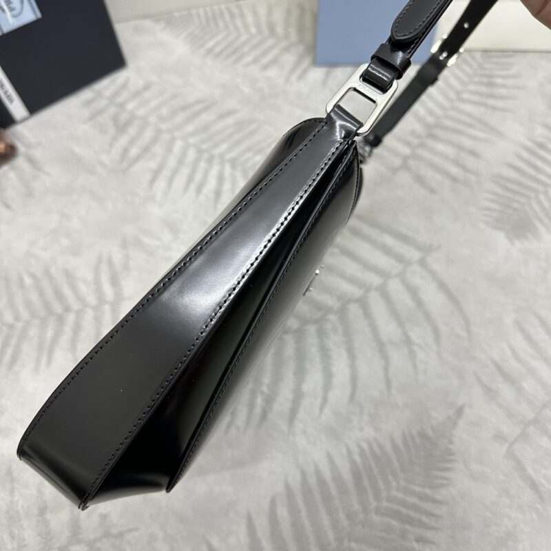 Replica Prada Cleo Brushed Black Bag 6 Replica Prada Cleo Brushed Black Bag - high-end fake designer purse