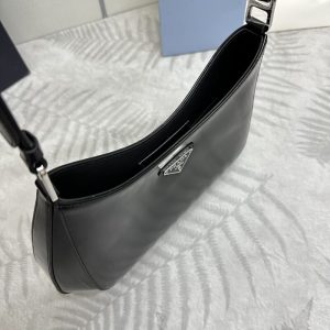 Replica Prada Cleo Brushed Black Bag 7 Replica Prada Cleo Brushed Black Bag - high-accuracy replica luxury purse