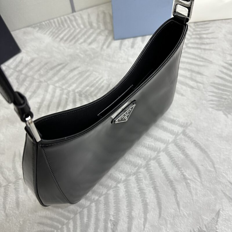 Replica Prada Cleo Brushed Black Bag 7 Replica Prada Cleo Brushed Black Bag - high-accuracy replica luxury purse