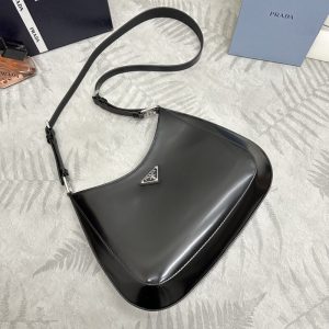 Replica Prada Cleo Brushed Black Bag 2 Replica Prada Cleo Brushed Black Bag - best-selling designer handbag dupe