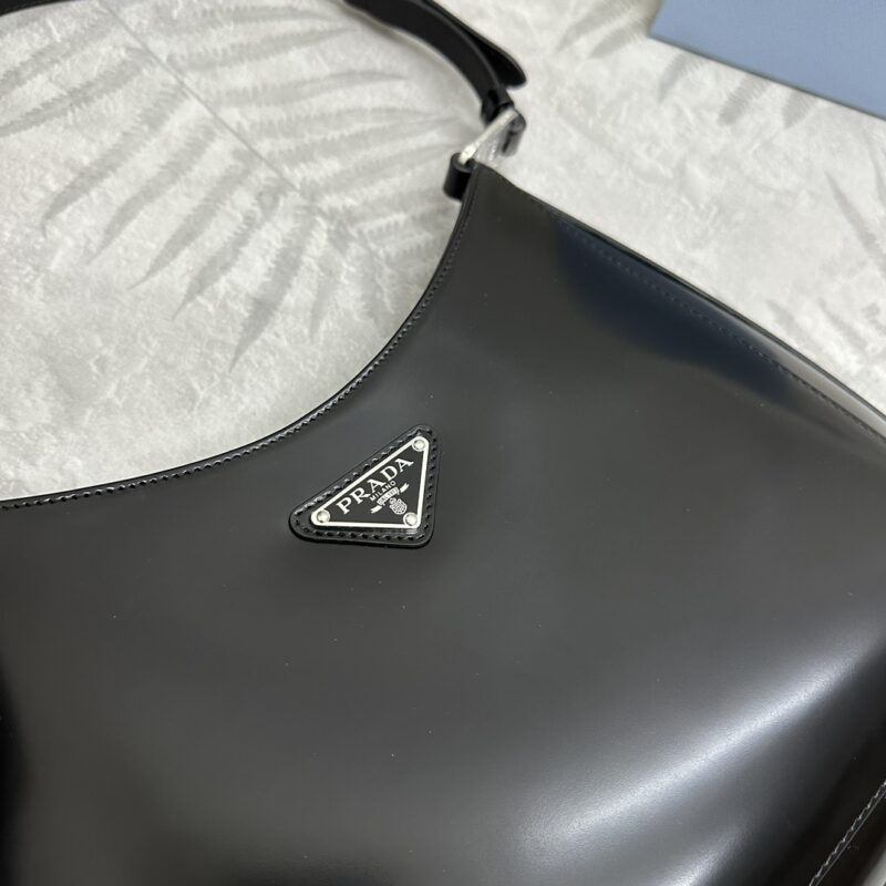 Replica Prada Cleo Brushed Black Bag 8 Replica Prada Cleo Brushed Black Bag - premium-grade designer purse dupe