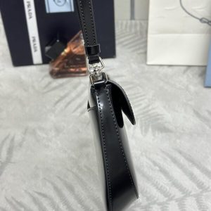 Replica Prada Cleo Small Black Flap - near-authentic luxury replica handbag