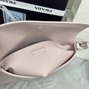 Replica Prada Cleo Small Pink Flap 5 Replica Prada Cleo Small Pink Flap - premium-grade designer purse dupe