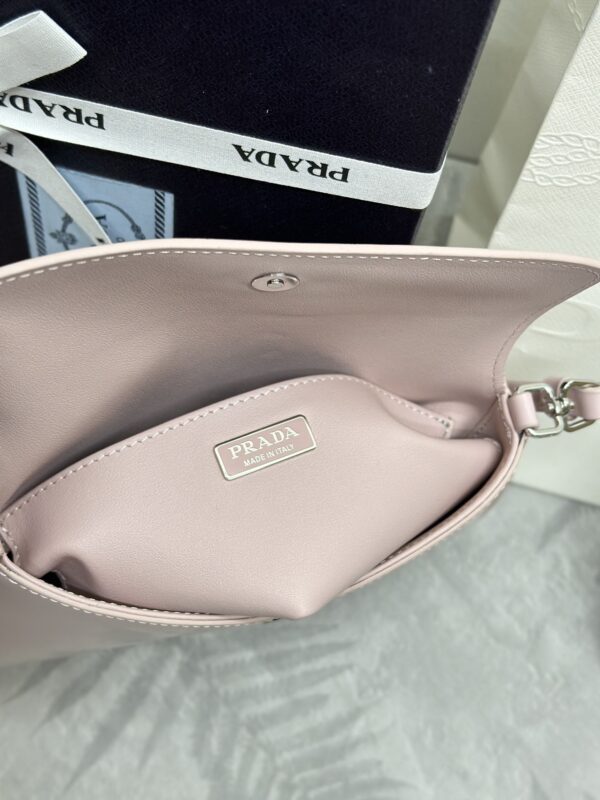 Replica Prada Cleo Small Pink Flap 5 Replica Prada Cleo Small Pink Flap - premium-grade designer purse dupe