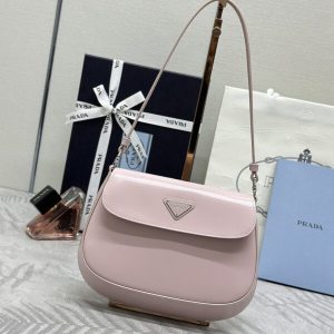 Replica Prada Cleo Small Pink Flap 1 Replica Prada Cleo Small Pink Flap - realistic designer-inspired fake bag