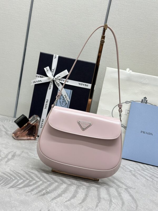 Replica Prada Cleo Small Pink Flap 1 Replica Prada Cleo Small Pink Flap - realistic designer-inspired fake bag