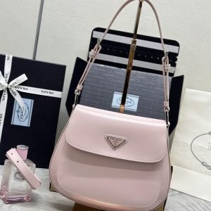 Replica Prada Cleo Pink Bag With Flap 1 Replica Prada Cleo Pink Bag With Flap - ultra-realistic fake designer tote
