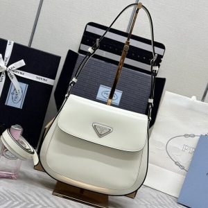Replica Prada Cleo White Bag With Flap 1 Replica Prada Cleo White Bag With Flap - elite superclone designer purse