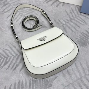 Replica Prada Cleo White Bag With Flap 2 Replica Prada Cleo White Bag With Flap - top-tier luxury replica shoulder bag