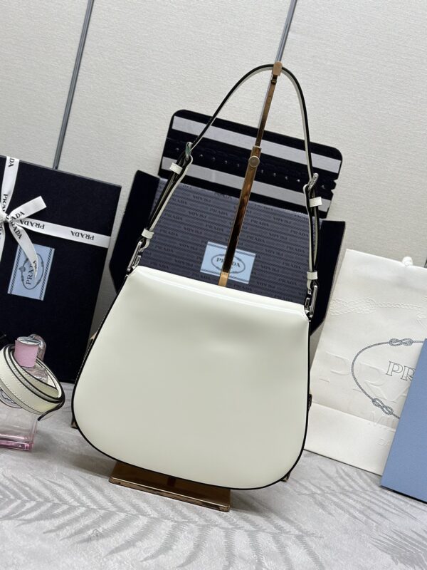 Replica Prada Cleo White Bag With Flap 7 Replica Prada Cleo White Bag With Flap - high-accuracy replica luxury purse