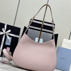 Replica Prada Cleo Brushed Pink Bag 5 Replica Prada Cleo Brushed Pink Bag - authentic-look luxury purse replica