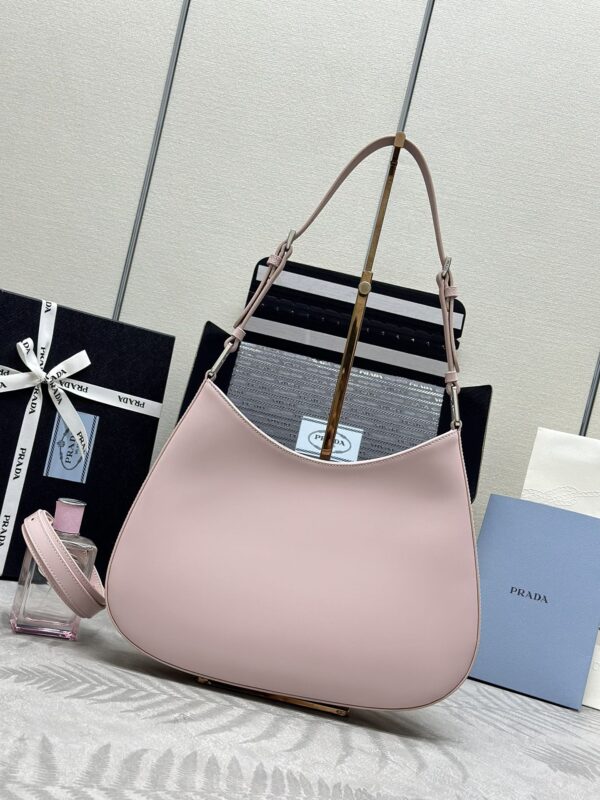Replica Prada Cleo Brushed Pink Bag 5 Replica Prada Cleo Brushed Pink Bag - authentic-look luxury purse replica