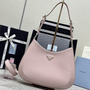 Replica Prada Cleo Brushed Pink Bag 1 Replica Prada Cleo Brushed Pink Bag - elite superclone designer purse