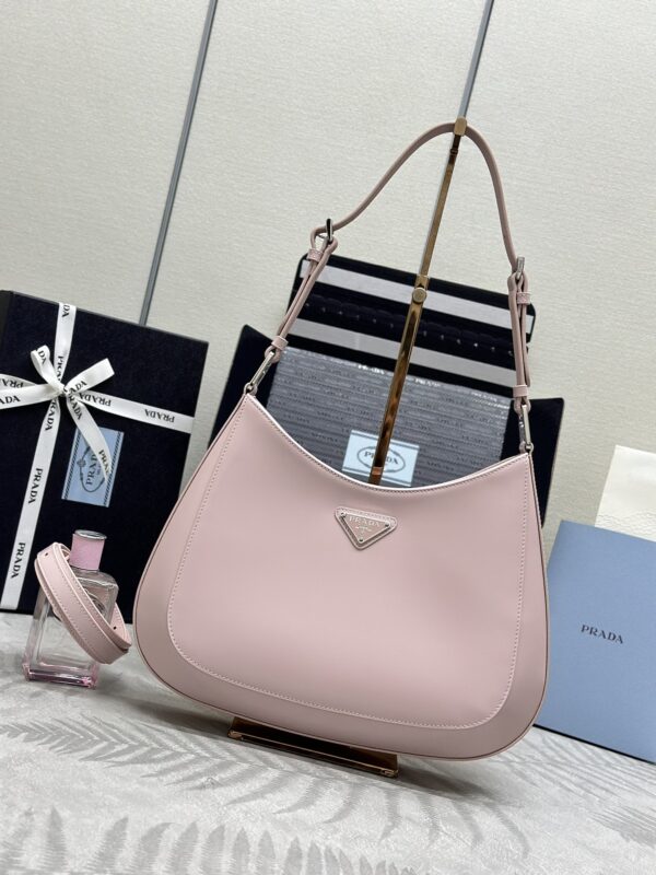 Replica Prada Cleo Brushed Pink Bag 1 Replica Prada Cleo Brushed Pink Bag - elite superclone designer purse
