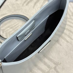Replica Prada Cleo Brushed Blue Bag 3 Replica Prada Cleo Brushed Blue Bag - top-tier luxury replica shoulder bag