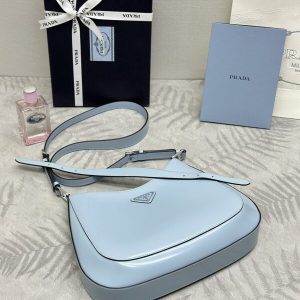 Replica Prada Cleo Brushed Blue Bag 4 Replica Prada Cleo Brushed Blue Bag - best-selling designer handbag dupe