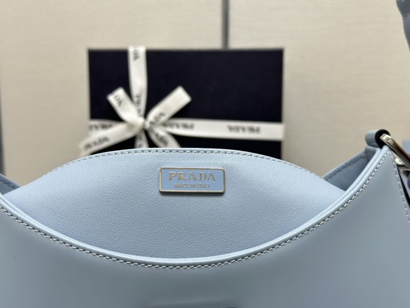 Replica Prada Cleo Brushed Blue Bag 2 Replica Prada Cleo Brushed Blue Bag - realistic designer-inspired fake bag