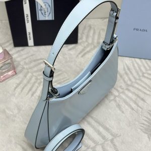 Replica Prada Cleo Brushed Blue Bag 7 Replica Prada Cleo Brushed Blue Bag - realistic designer-inspired fake bag