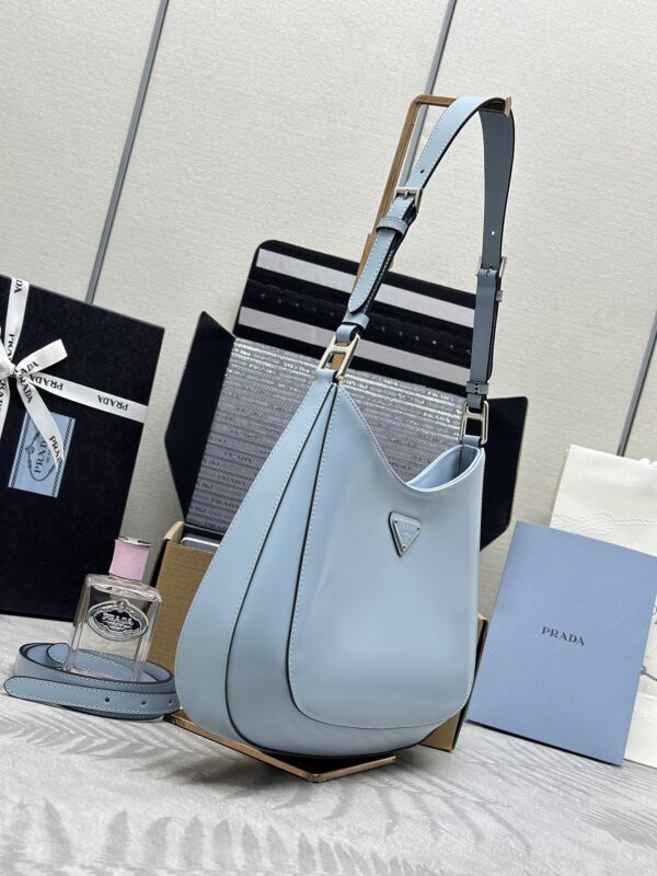 Replica Prada Cleo Brushed Blue Bag 9 Replica Prada Cleo Brushed Blue Bag - elite superclone designer purse