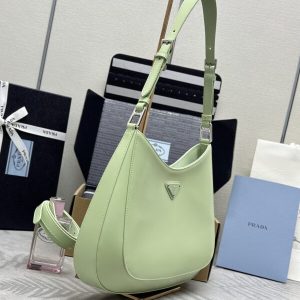 Replica Prada Cleo Brushed Green Bag 3 Replica Prada Cleo Brushed Green Bag - best quality luxury bag dupe